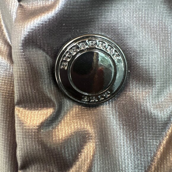 Burberry Men's Duck Down Quilted Puffer Black Jacket Size Large - Picture 6 of 11